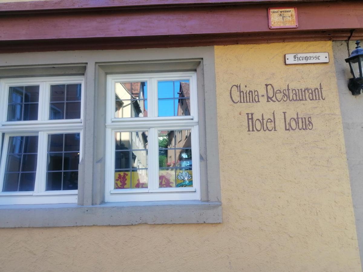 China Restaurant Hotel Lotus Rothenburg ob der Tauber Bagian luar foto