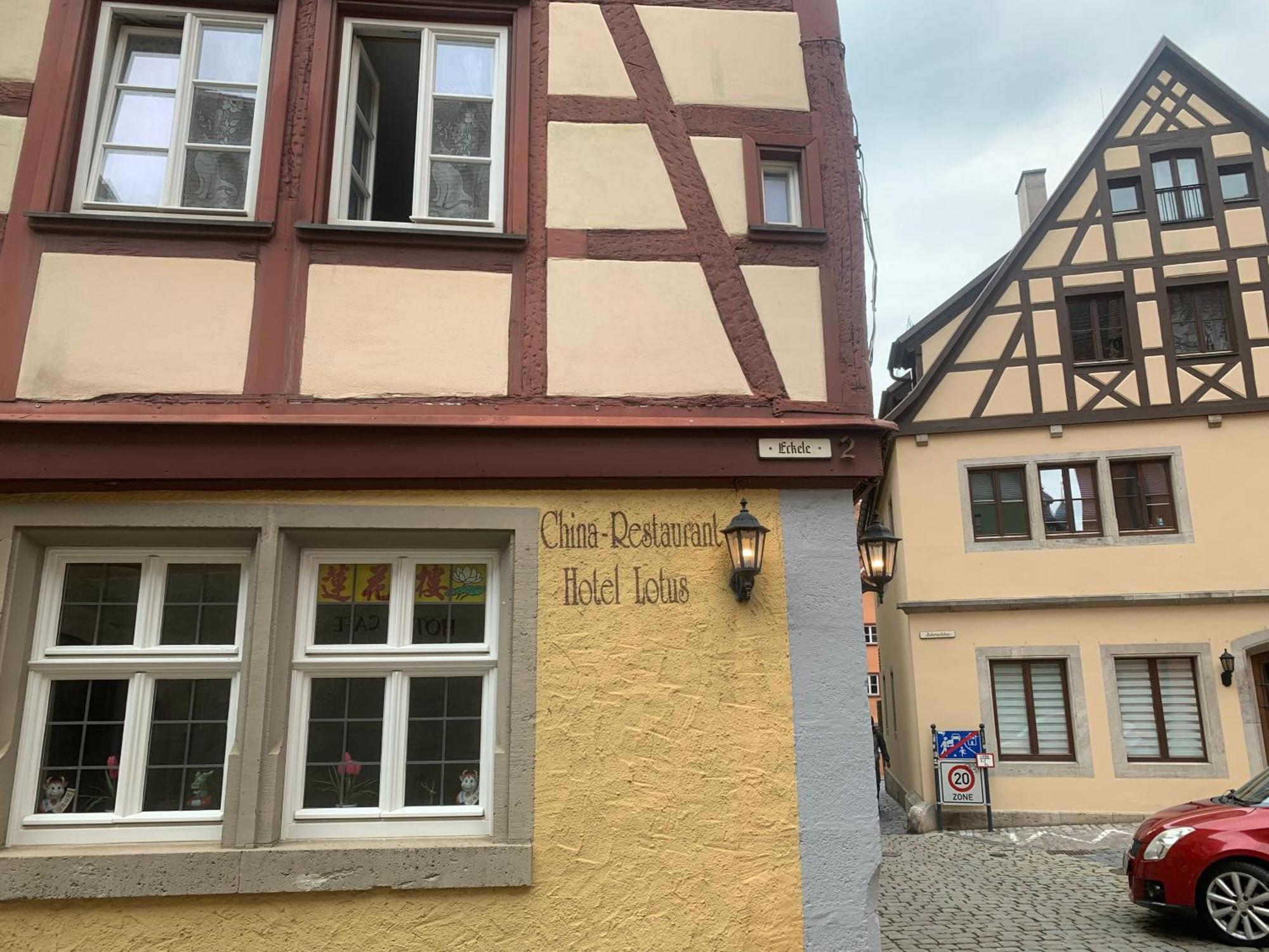 China Restaurant Hotel Lotus Rothenburg ob der Tauber Bagian luar foto