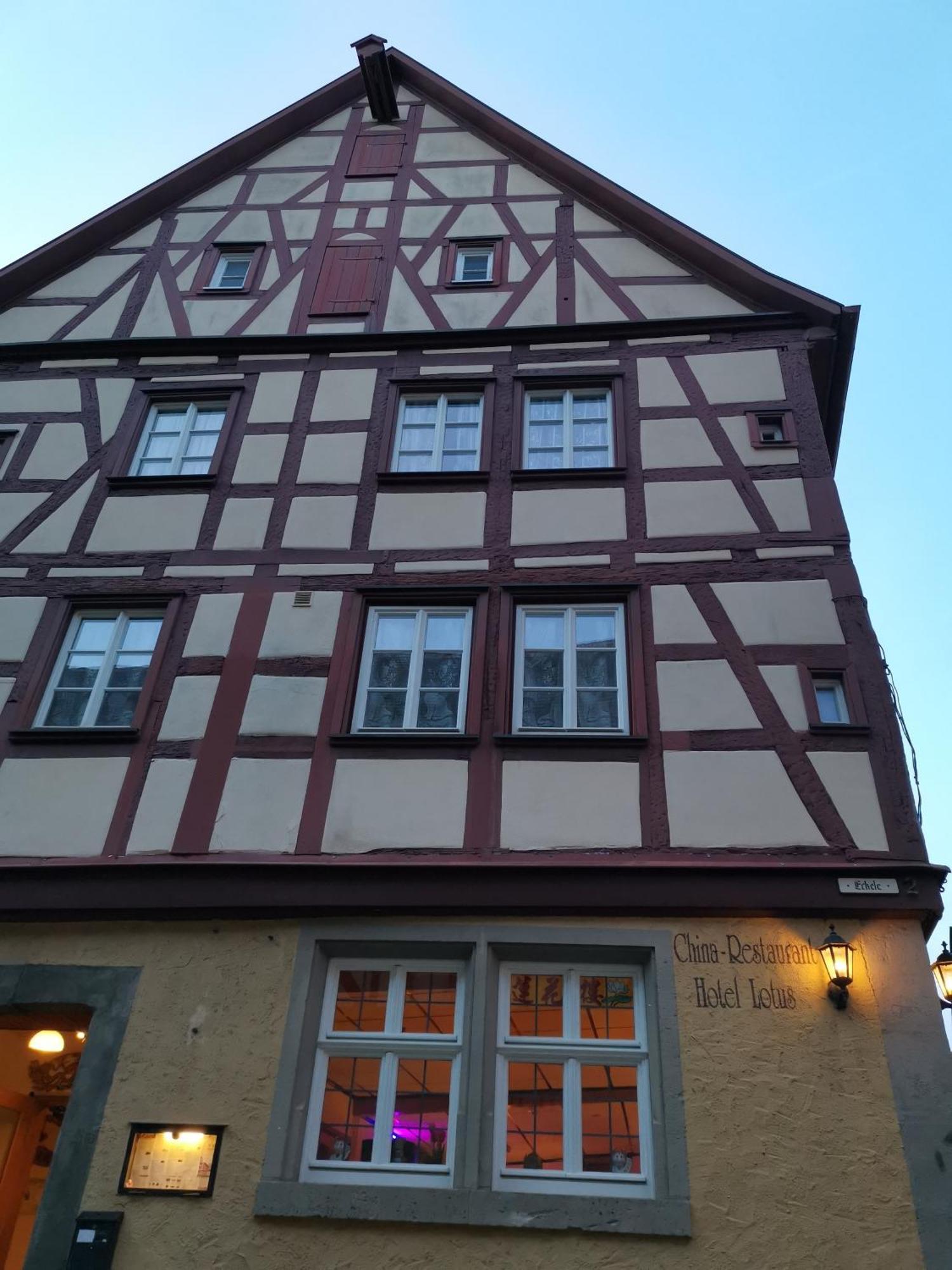 China Restaurant Hotel Lotus Rothenburg ob der Tauber Bagian luar foto
