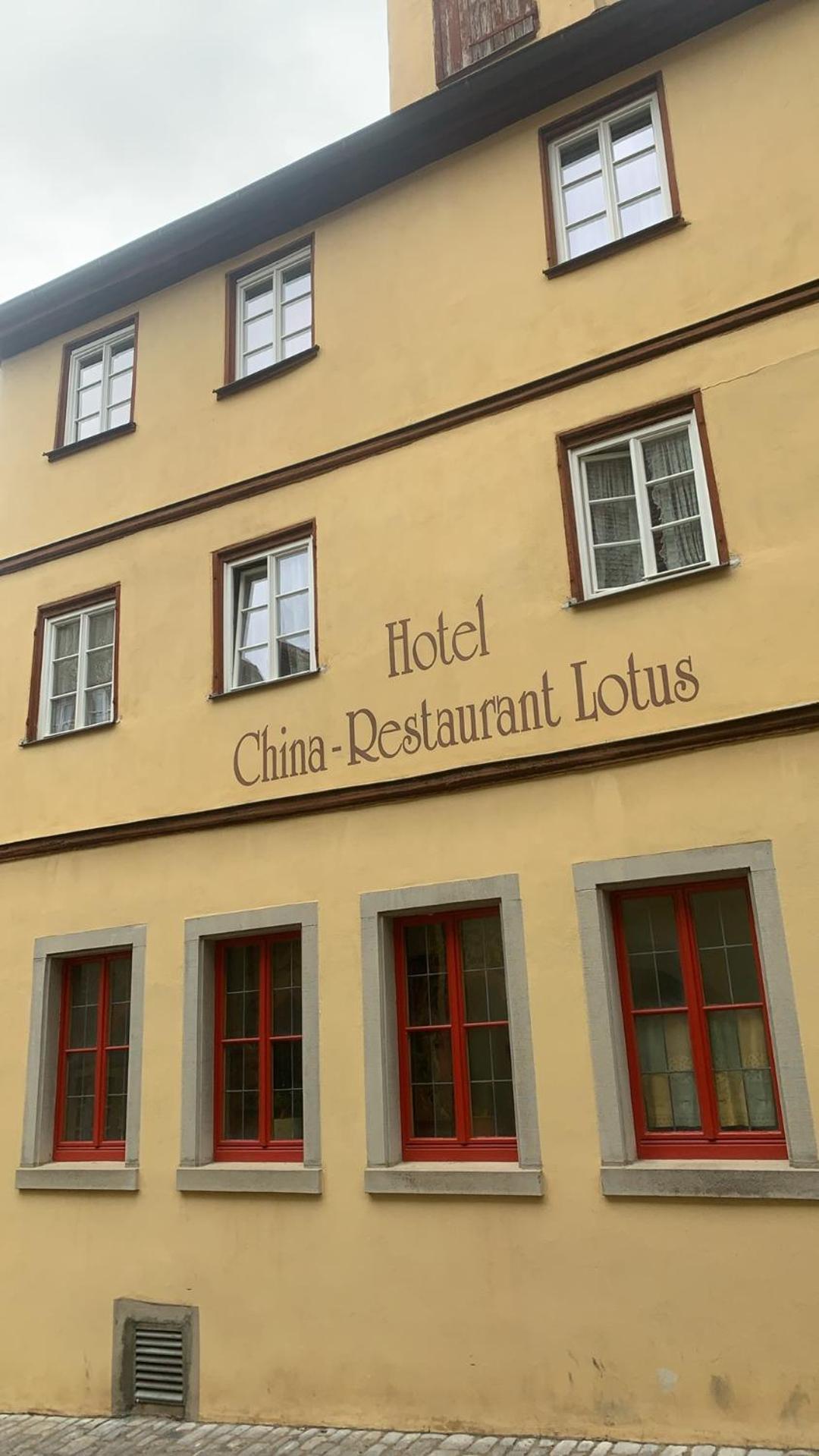 China Restaurant Hotel Lotus Rothenburg ob der Tauber Bagian luar foto